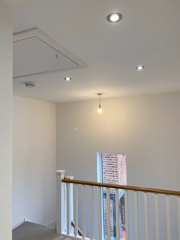 hallway led lights fitted